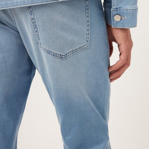 NWT W40 L32 DL1961 Men's Russell Slim Straight Jeans Salton Ultimate Knit 40X32 - Picture 3 of 3